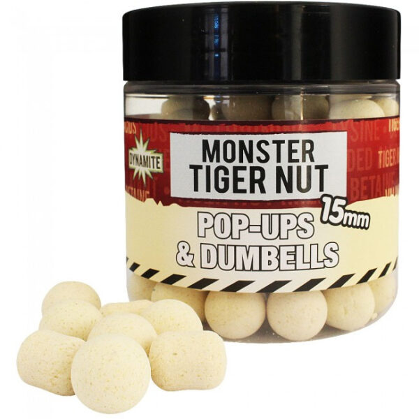 Kulki Dynamite Baits Fluro PopUp & Dumbells Monster Tigernut 15mm