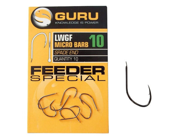 Haki GURU LWG Feeder Micro Barbed Hooks rozmiar 10