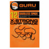 Haki GURU X-Strong Carp Spade Barbless rozmiar 16