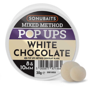 Kulki Sonubaits Mixed Method PopUps White Chocolate 8/10mm
