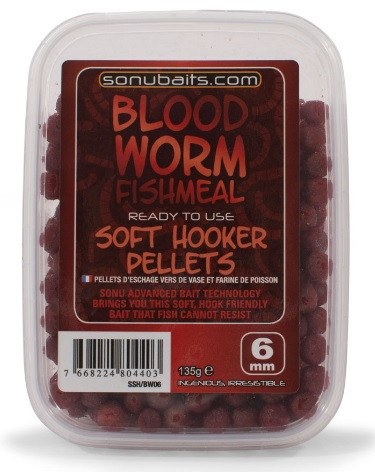 Pellet Sonubaits Soft Hooker 8mm Bloodworm