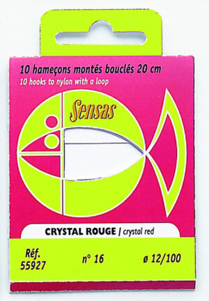 Zestaw Przyponów Sensas Crystal Rouge 20cm rozmiar 16/0.10mm