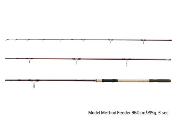 Wędka Delphin MAGMA M3 Method feeder 3 składy 360cm 215g