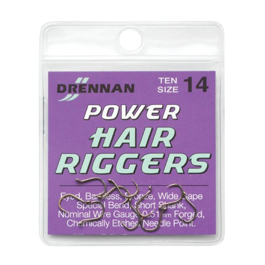 Haki DRENNAN Power Hair Riggers rozmiar 16