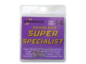 Haki DRENNAN Super Specialist Barbless rozmiar 14