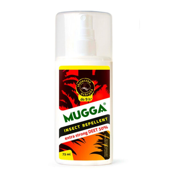 Repelent Mugga STRONG 50% DEET na komary i kleszcze (spray)