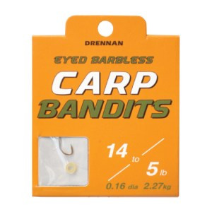 Haki z przyponami DRENNAN Bandits Carp rozmiar 10/0.20mm