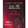 Haki z przyponami DRENNAN Method Bandits Carp rozmiar 8/0.24mm