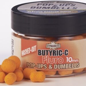 Dumbels Dynamite Baits Fluro – Washed-Out pop-ups Butyric-C – 10 mm